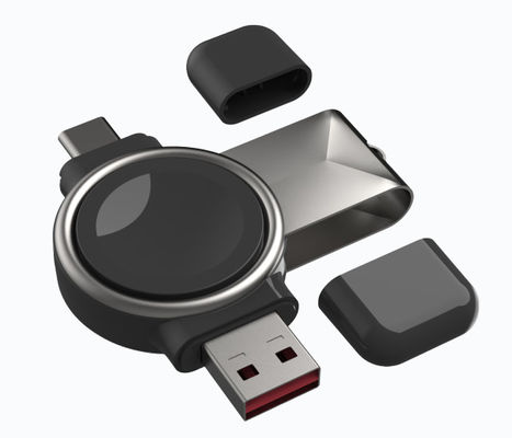 Καλή τιμή 3 Watt Δύο Plug ταξιδιωτικό ασύρματο φορτιστή φορητό ασύρματο φορτιστή για Samsung Galaxy ρολόγια σε απευθείας σύνδεση