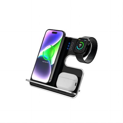 Καλή τιμή Ασύρματη θήκη φόρτισης από μέταλλο κράματος αλουμινίου με προστασία από υπερφόρτιση σε απευθείας σύνδεση