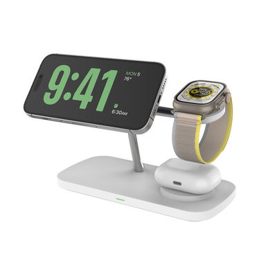 Καλή τιμή QI2 5 in 1 Magnetic Wireless Charger iPhone Stand 15W Fast Mag-Safe Charger for iPhone 17/17 Pro/17 Air/17 Pro Max 16/15/14/13/12 Series Apple Magnet Wireless Charging Station/Pad for AirPods σε απευθείας σύνδεση