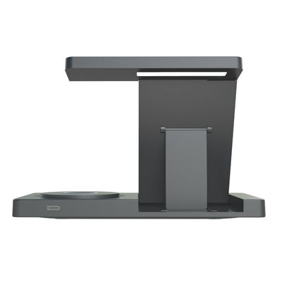 Καλή τιμή ABS υλικό Δυνατό να αναδιπλωθεί ασύρματη φόρτιση 15W για τηλέφωνο ακουστικά ρολόι με νυχτερινό φως 2W σε απευθείας σύνδεση