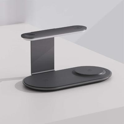 Καλή τιμή 3 σε 1 Φορητή Βάση Φορτιστή Κινητού Τηλεφώνου 15W/10W/7.5W/5W Έξοδος Διεπαφή Type-C για Τηλέφωνα Apple και Samsung σε απευθείας σύνδεση