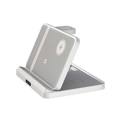 Καλή τιμή A8H Apple έκδοση 15W/10W 3 In1 ασύρματο φορτιστή γρήγορη φόρτιση αναδιπλούμενη για τηλέφωνο / ακουστικά / ρολόι σε απευθείας σύνδεση