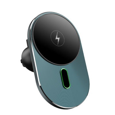 Γρήγορη ασύρματη φόρτιση αυτοκινήτου με ένα χέρι Μαγνητικό τηλέφωνο για την Apple 12