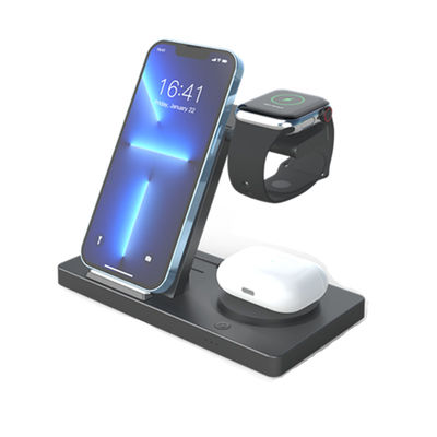 Καλή τιμή Σχηματισμός αναδιπλούμενο iPhone Λευκό χρώμα επιλογή Πολυλειτουργικό ασύρματο φορτιστή σε απευθείας σύνδεση