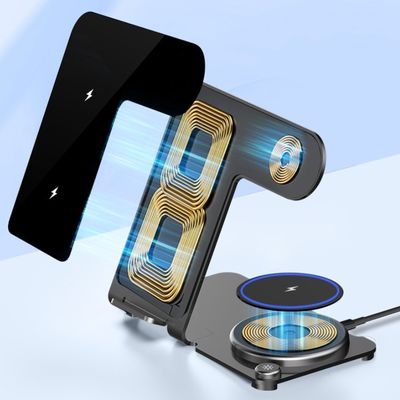 Καλή τιμή Μεταλλική ασύρματη φόρτιση 3W ακουστικά και 2W ρολόι ισχύς εξόδου για βολική φόρτιση σε απευθείας σύνδεση