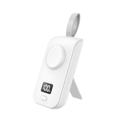 Φορητή 2500mAh Power Bank Ασύρματο φορτιστή Ασύρματη φόρτιση για IWatch & καλωδιακή φόρτιση για iPhone