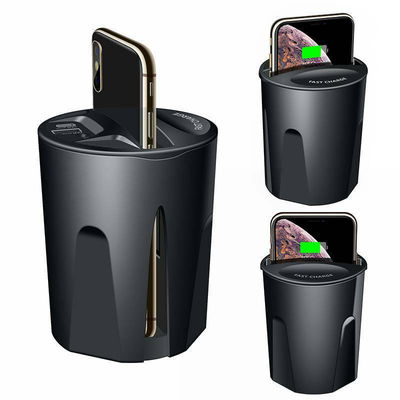 Καλή τιμή Qi Smart Phone Ασύρματη φόρτιση αυτοκινήτου με φόρτιση USB 5V / 2A σε απευθείας σύνδεση