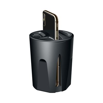 Καλή τιμή 2 Διασύνδεση εξόδου USB Γρήγορη φόρτιση Φορτιστές αυτοκινήτων 110-205KHz Συχνότητα φόρτισης σε απευθείας σύνδεση