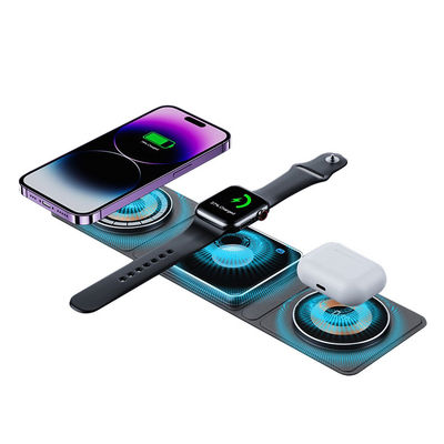 Καλή τιμή Τριπλό σχεδιασμό για Airpods Smart Phone Qi και IWatch σε απευθείας σύνδεση