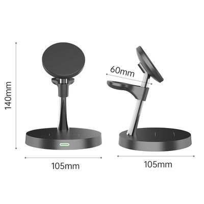 Καλή τιμή ABS Zinc Alloy 4 σε 1 Γρήγορος μαγνητικός σταθμός ασύρματης φόρτισης με νυχτερινό λαμπτήρα 2w σε απευθείας σύνδεση