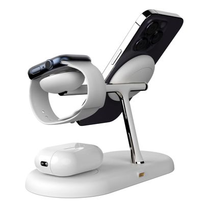 Τ256 Μαγνητικός ασύρματος φορτιστής με LED νυχτερινό φως και διακόπτη αφής Απόσταση φόρτισης 8 mm