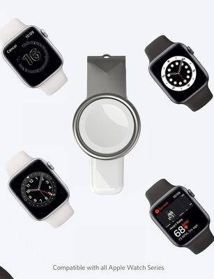 2025 New T304-A Zinc Wireless Charger Support Charging Apple And Samsung Products Dual Interface Watch Charger