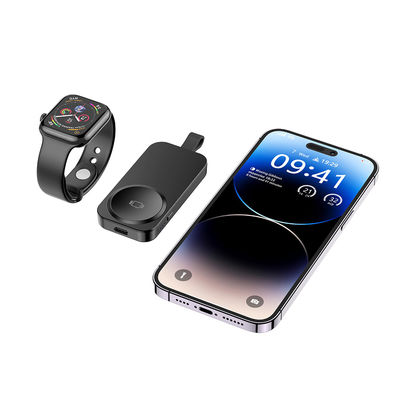 2025 New X550 Wireless Charger For Apple Watch 1000mah Mini Power Bank Portable Watch Charger