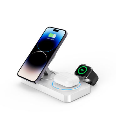 2025 Y388 New Wireless Fast Charger Wholesale Price Charger Support Apple And Samsung Phones And Watches With Lighting