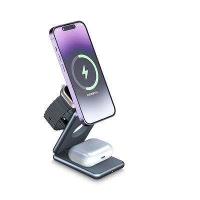 AK09 Νέο ασύρματο ταχεία φόρτιση Υποστήριξη Apple τηλέφωνα και Samsung τηλέφωνα, 15W φορητό τηλέφωνο φορτιστή