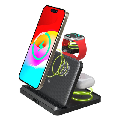 Καλή τιμή A21 Samsung Vesion 3 In 1 Foldable Wireless Charger 15w /10w Charger  σε απευθείας σύνδεση