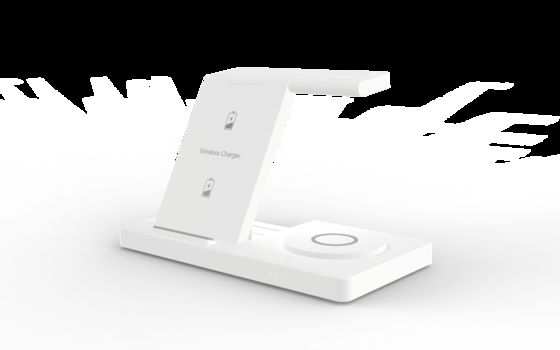 Καλή τιμή Ασύρματος φορτιστής QI Magnetic T258 15W, αναδιπλούμενος φορτιστής για iPhone και Samsung σε απευθείας σύνδεση