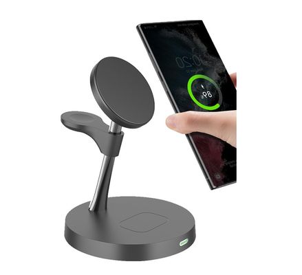Καλή τιμή 3-in-1 Magnetic Wireless Charger with 15W Fast Charging Portable Travel Charger Supports iPhone 12/13/14/15/16 and Qi Standard σε απευθείας σύνδεση