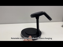 Magsafe 15W όλα σε ένα ασύρματο φορτιστή γρήγορη φόρτιση ασύρματο φορτιστή με λάμπα