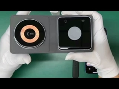 Τυποποιημένος σταθμός ασύρματης φόρτισης 3 σε 1 γρήγορο φορτιστή διπλού τύπου