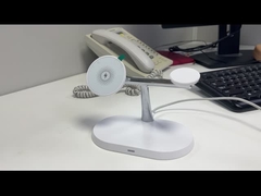 Timess T268D Γρήγορη μεταλλική ασύρματη φόρτιση Σταθερό ρεύμα Μαγνητικό μήλο 3 σε 1 σταθμό φόρτισης