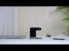 PD/QC Μεταλλικό ασύρματο 3 σε 1 σταθμό φόρτισης 6mm απόσταση φόρτισης